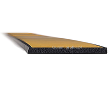 3x50 mm EPDM Moosgummi-Vierkantprofil schwarz selbstklebend (Montagehilfe)