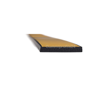 2x15 mm EPDM Moosgummi-Vierkantprofil schwarz selbstklebend (Montagehilfe)
