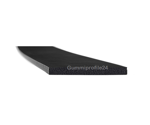 3x30 mm EPDM Moosgummi-Vierkantprofil schwarz