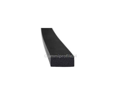 5x10 mm EPDM Moosgummi-Vierkantprofil schwarz