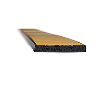 6x50 mm EPDM Moosgummi-Vierkantprofil schwarz selbstklebend (Montagehilfe)